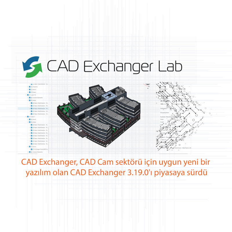 CAD Exchanger, CAD Cam sektörü için uygun yeni bir yazılım olan CAD Exchanger 3.19.0’ı piyasaya sürdü